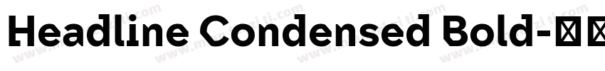 Headline Condensed Bold字体转换